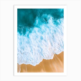 Aerial View Of A Beach 121 Art Print