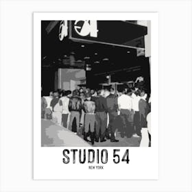 Studio 54, Nightclub, New York, Art, Wall Print Art Print