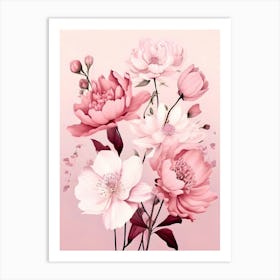 Pink Peonies 9 Art Print