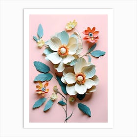 Paper Flowers 18 Art Print