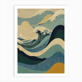 Great Wave Off Kanagawa 32 Art Print