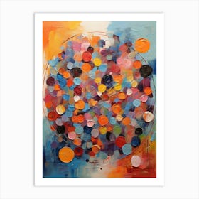 Abstract Circles Art Print