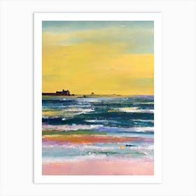 St Ives Bay, Cornwall Bright Abstract Art Print