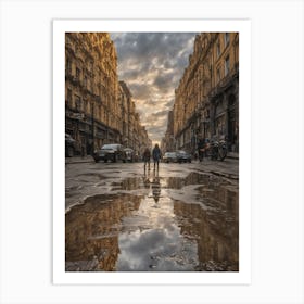 Reflections In A Puddle Art Print