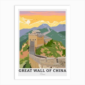 Great Wall Of China Travel Art Print