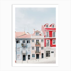 Lisbon Colorful Homes Art Print