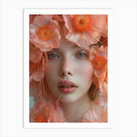 Flower Girl 2 Art Print