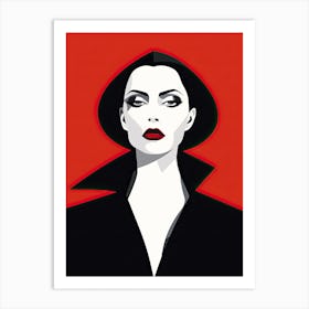 Vampire - Portrait Of A Woman Art Print