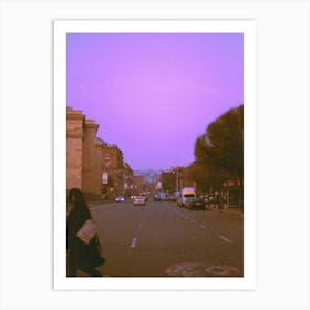 pink Streets Art Print