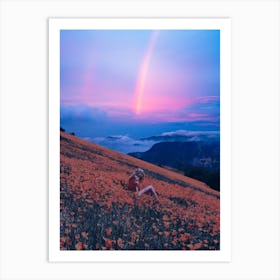 Up In The Hills Art Print