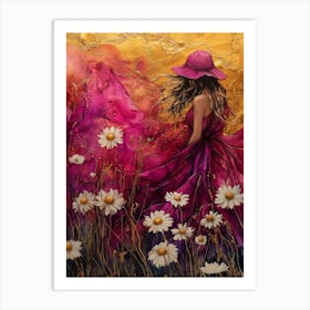 Daisy Girl 1 Art Print