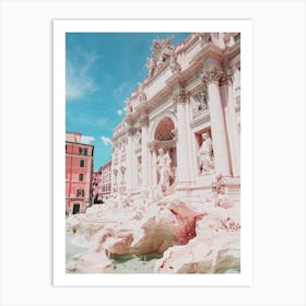Trevi Fountain, Rome Art Print