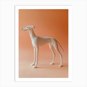 Greyhound. Generated with AI. Art Print Art Print