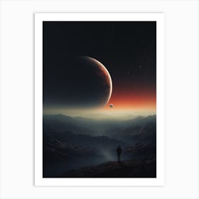 Space Wallpaper Art Print