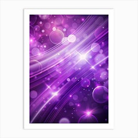 Purple Abstract Background No Text (6) Art Print