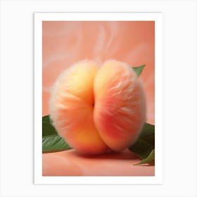 Peach Fuzz Texture 3 Art Print