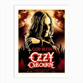 God Bless Ozzy Osbourne Art Print