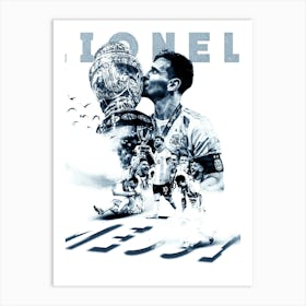 Lionel Messi 6 Art Print