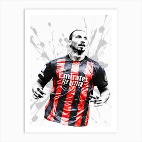 Zlatan Ibrahimovic 3 Art Print