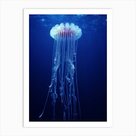 Comb Jellyfish Ocean Realistic 1 Art Print