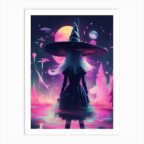 Witchy Precipice Art Print