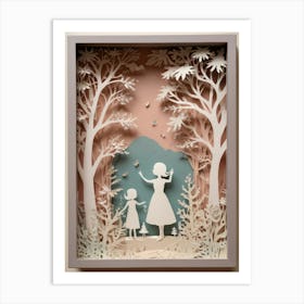 Paper Cut Art 7 Art Print