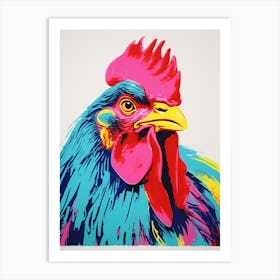 Andy Warhol Style Bird Chicken 3 Art Print