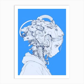 Conscious Android Art Print