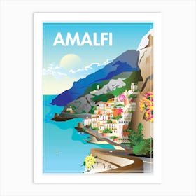 Amalfi Coast Italy 1 Art Print