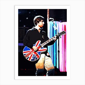 rockstar Noel Gallagher oasis music band 10 Art Print