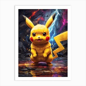 Pikachu 4 Art Print