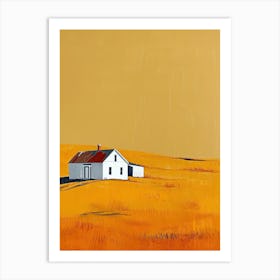 House In The Prairie, Texas Art Print