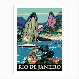 Rio De Janeiro, Brazil Art Print