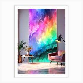 Rainbow Wall Art Art Print