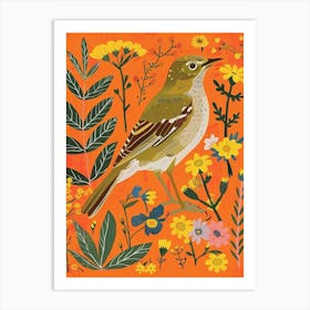 Spring Birds Mockingbird 1 Art Print