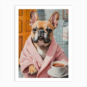 Leisure Frenchie Morning 1 Art Print