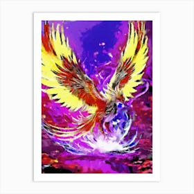 Fantasy Phoenix Art Art Print