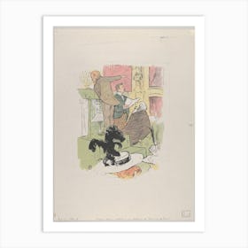 Ambroise Thomas Assistant À Une Répétition De Françoise De Rimini, Henri de Toulouse-Lautrec Art Print