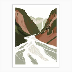 River In The Mountains 2 Art Print