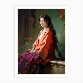 Chinese Girl 5 Art Print