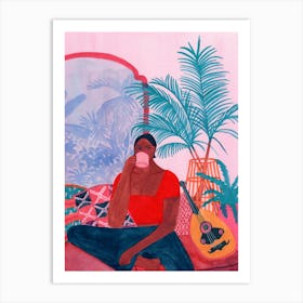 Pink Morocco Art Print