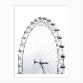 London Eye Art Print