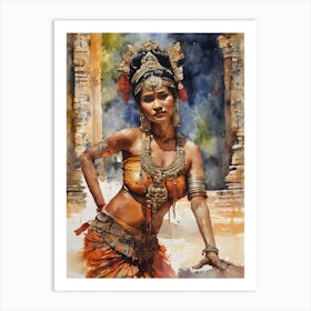 Angkor Wat Dancers Art Print