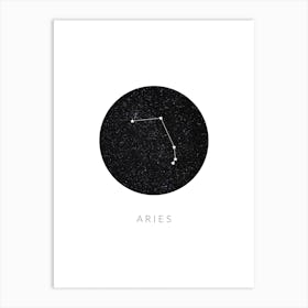 Aries Constellation Art Print