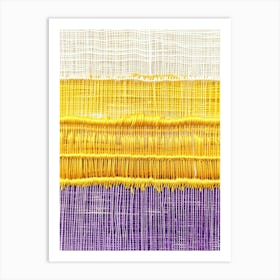 Woven Fabric Art Print