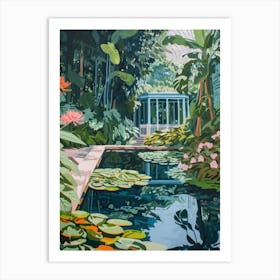 Holland Park Gardens London Parks Garden 1 Painting Art Print