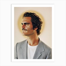 Joaquin Phoenix Retro Collage Movies Art Print