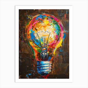 Light Bulb 4 Art Print