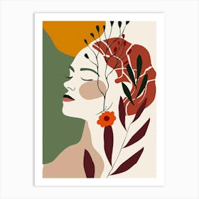 Portrait Of A Woman 5 Art Print