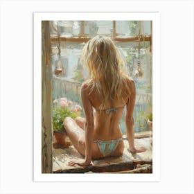 Girl In A Bikini 2 Art Print